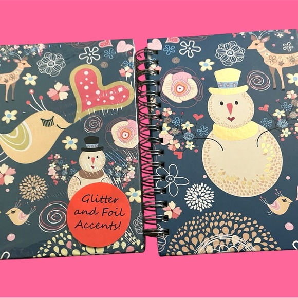Whimsical Snowman and Bird Notebooks - Picture 1 of 4